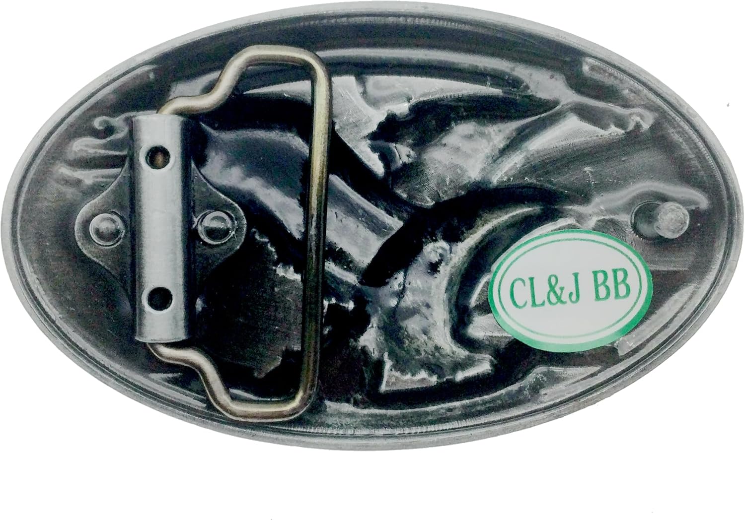 CL&J BB Eagle and United States Flag Belt Buckle Animals Western Cowboy Native American Motorcyclist (XEG2) - Image 2