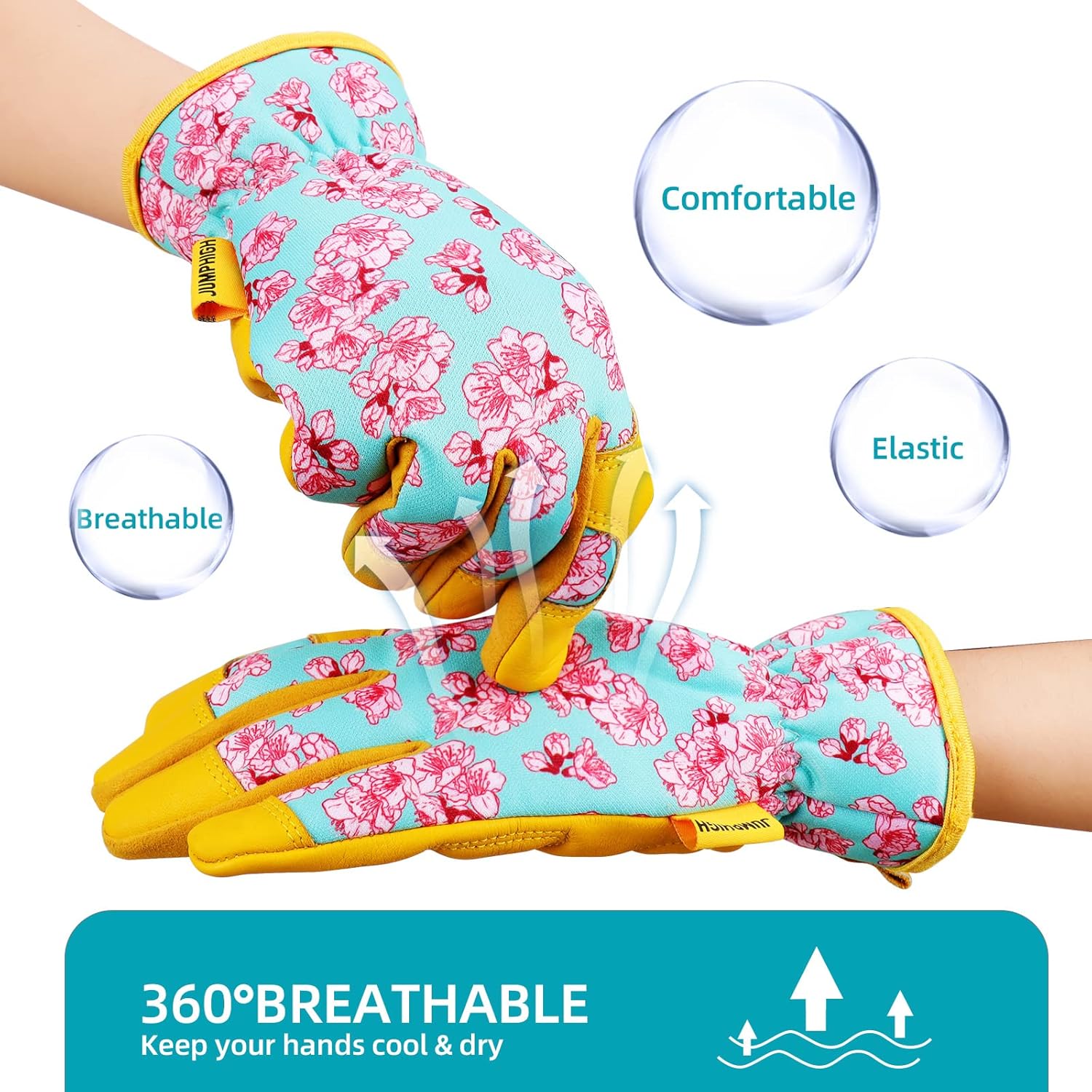 10PCS Purple Garden Tools Set & Leather Gardening Gloves for Women : Patio, Lawn & Garden