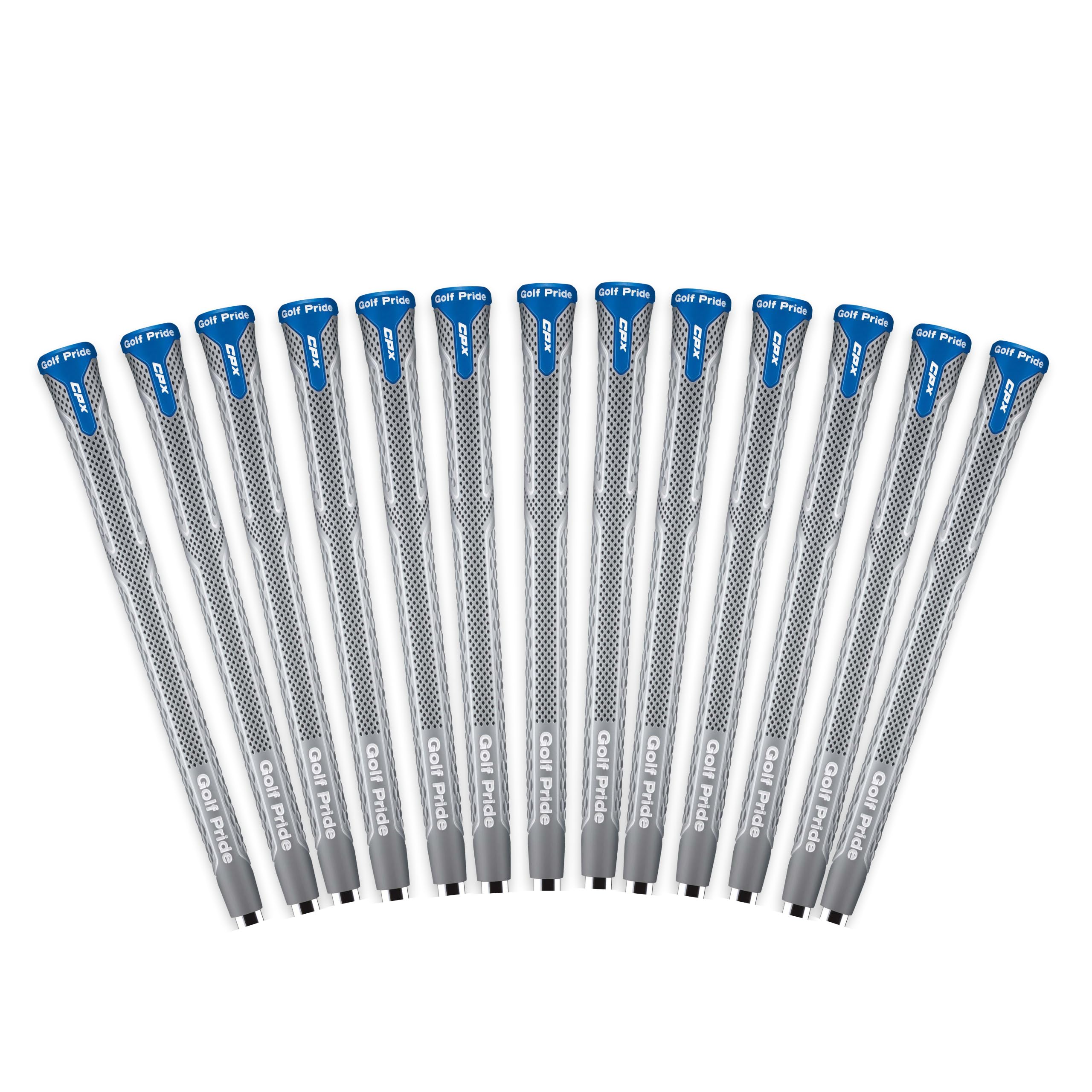 Golf Pride CPX Golf Club Grip - Quilted Texture Grip & Soft, Tacky Feel for Comfort & Control - Less Tension & More Power with Plus4 Technology - Standard - 13 Pack - For Men & Women