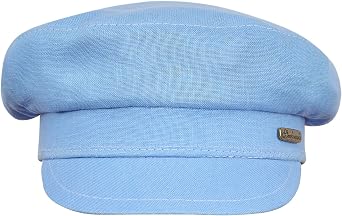 Sterkowski Fiddler Sailing Cap | Linen Breton Cap for Men and Women | Summer Breathable Sailor Cap