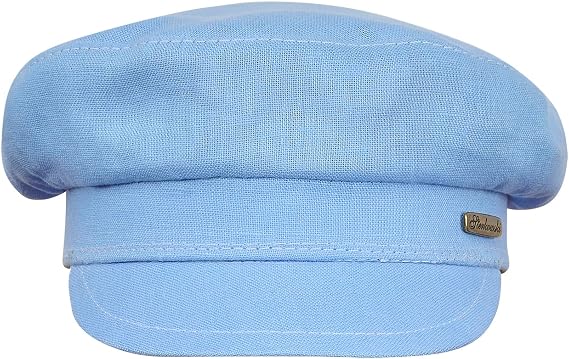 Sterkowski Fiddler Sailing Cap | Linen Breton Cap for Men and Women | Summer Breathable Sailor Cap