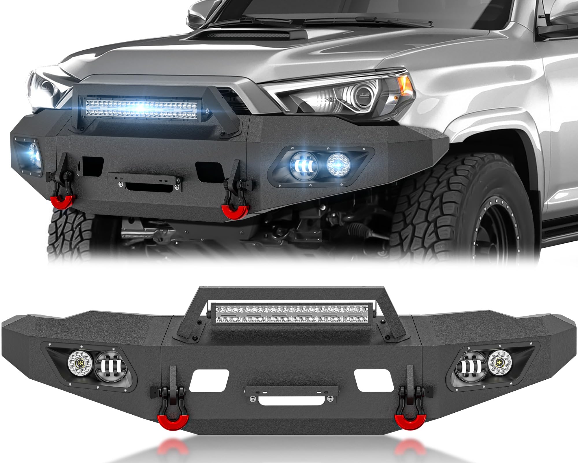 Amazon.com: EYOUHZ for 4Runner Front Bumper Compatible with 2015