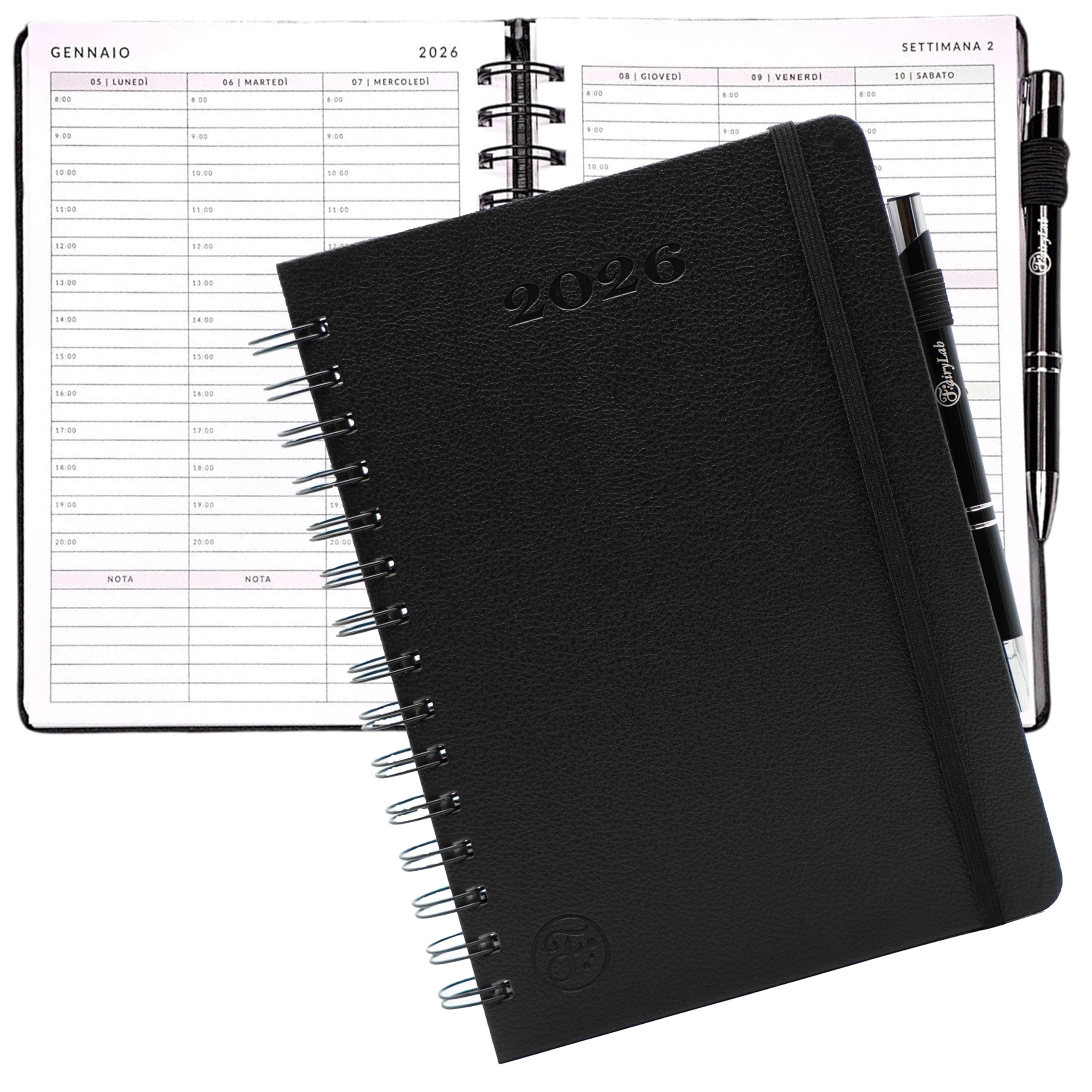  **Intuitivo e Funzionale Weekly Planner 2025 - Calendario Efficiente per Ufficio 12 Mesi - Dal Gennaio 2025 al Dicembre