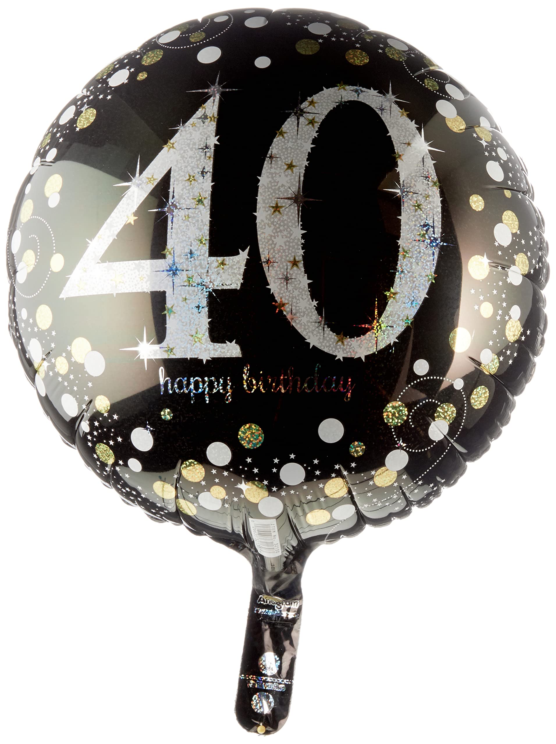 amscan 3213001 40th Birthday Foil Balloons
