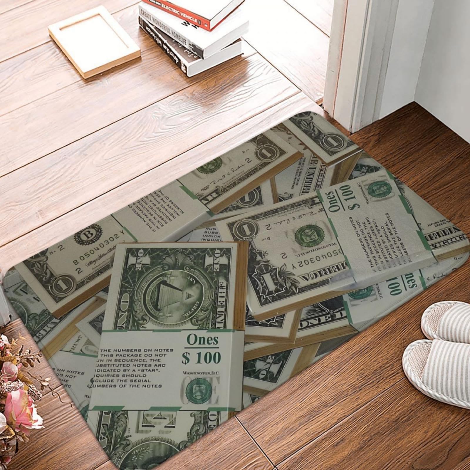 Tapis de balcon et décoration d'intérieur haut de gamme argent Ones