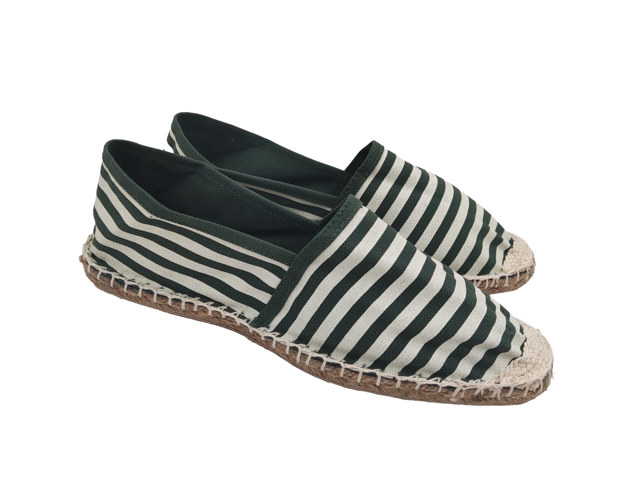Espadrilles homme et femme en toile, chaussures d'été à enfiler, espadrilles classiques basses avec fond en caoutchouc