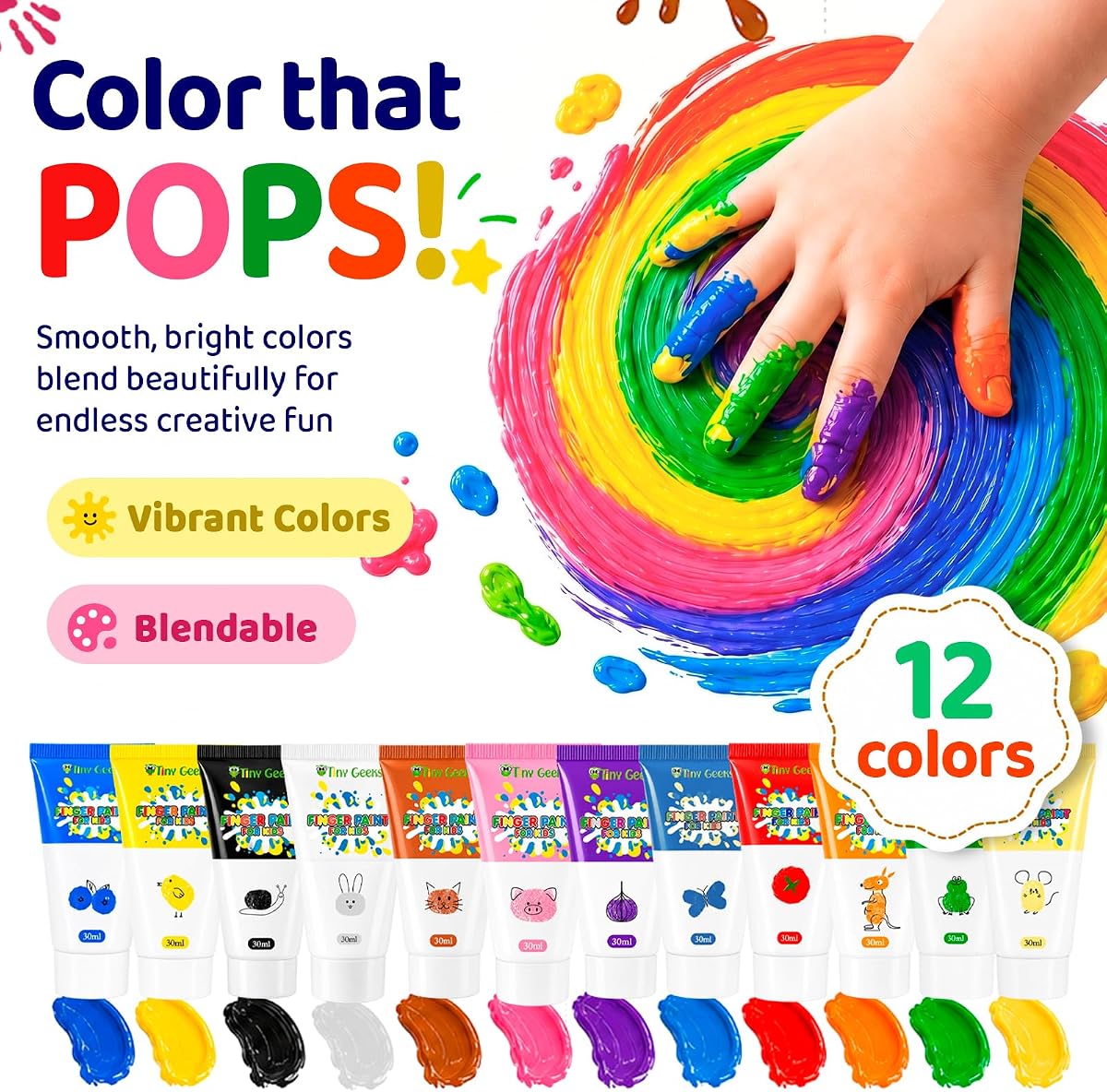 Eco-Friendly Soy-Based Finger Paint view 4
