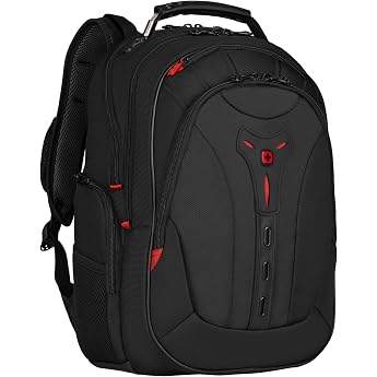 WENGER Pegasus 606492 Deluxe Laptop Backpack Notebook 14 to 16 Inches Tablet up to 10 Inches 25 L Women Men Business University School Travel Black