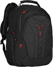 WENGER Pegasus Deluxe Laptop-Rucksack, Notebook 14 bis 16 Zoll, Tablet bis 10 Zoll, 25 l, Damen Herren, Business Uni Schule Reisen, Schwarz, 606492
