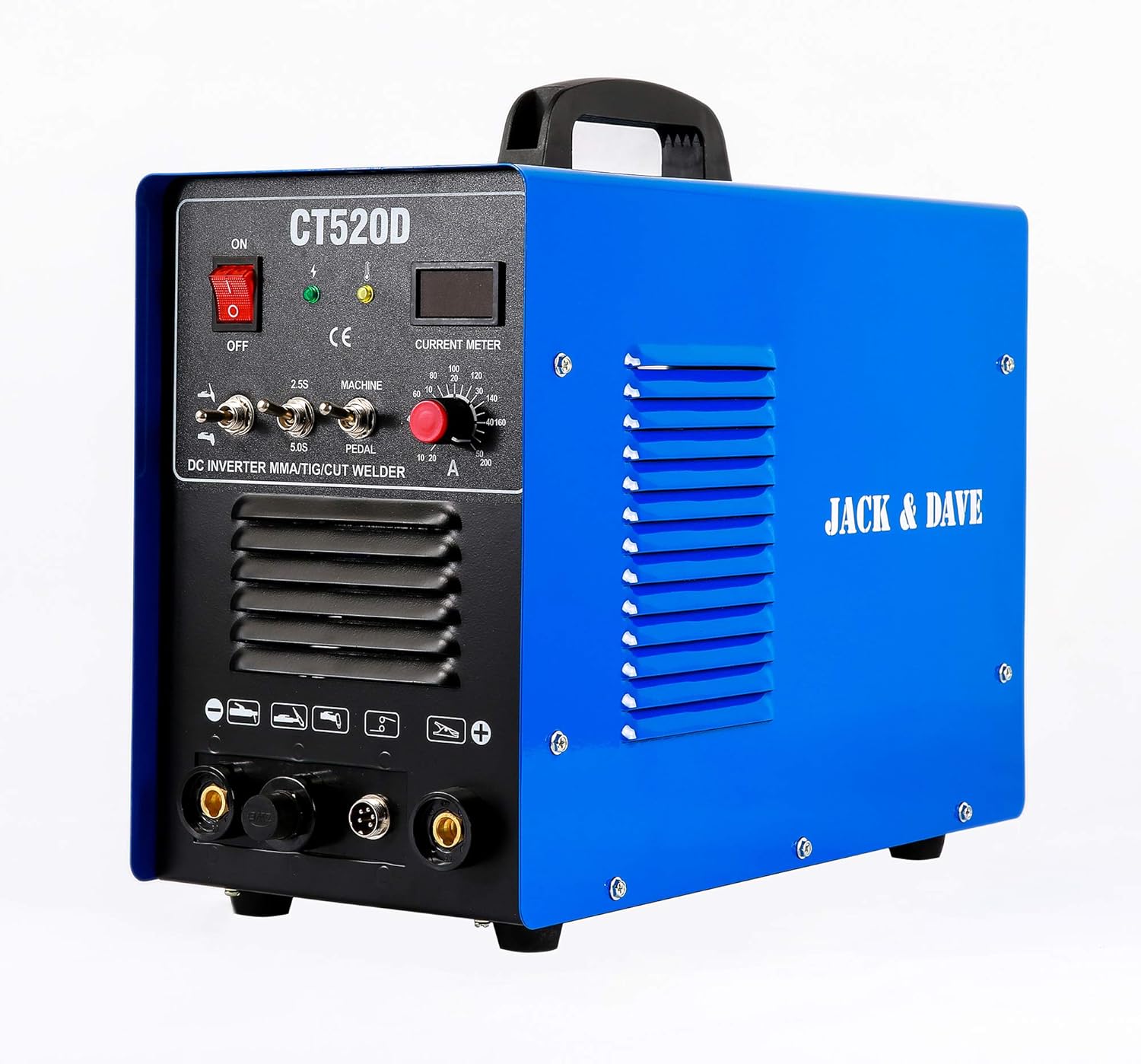 Jack&Dave CT520D 50 AMP Air Plasma Cutter, 200 AMP Tig and Stick/MMA