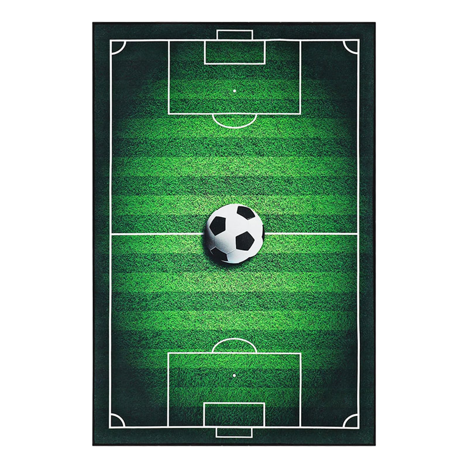 Alfombra de campo de fútbol verde para proteger el suelo: tapete deportivo antideslizante