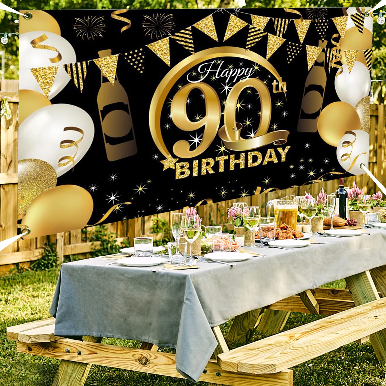 Classy Prikkers 90 jaar | Cocktail prikkers 90e verjaardag |De Goede Keus