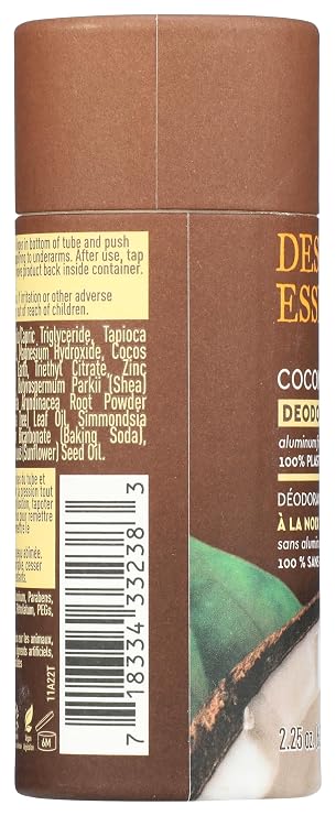 Desert Essence Coconut Deodorant, 2.25 oz