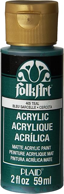 Folk Art Acrylic Paint, Teal, 2 oz