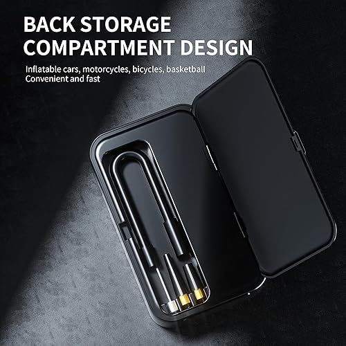 Miniatura 4 de Inflador de neumáticos, compresor de aire portátil, inflador de neumáticos inteligente de un clic con medidor de presión de neumáticos (150 PSI)