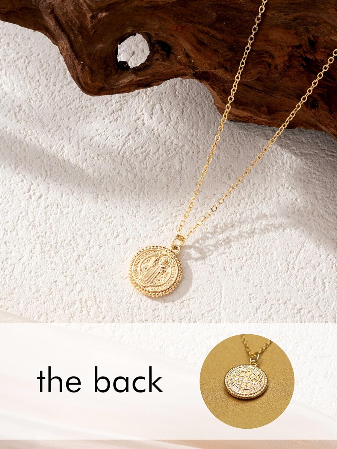 Baydurcan Dainty Gold Necklace for women - 14K Gold Plated Pendant Necklaces Gifts for Friends Sister Mother, Birthday, Christmas, Graduation, Inspirational Gifts - Image 3