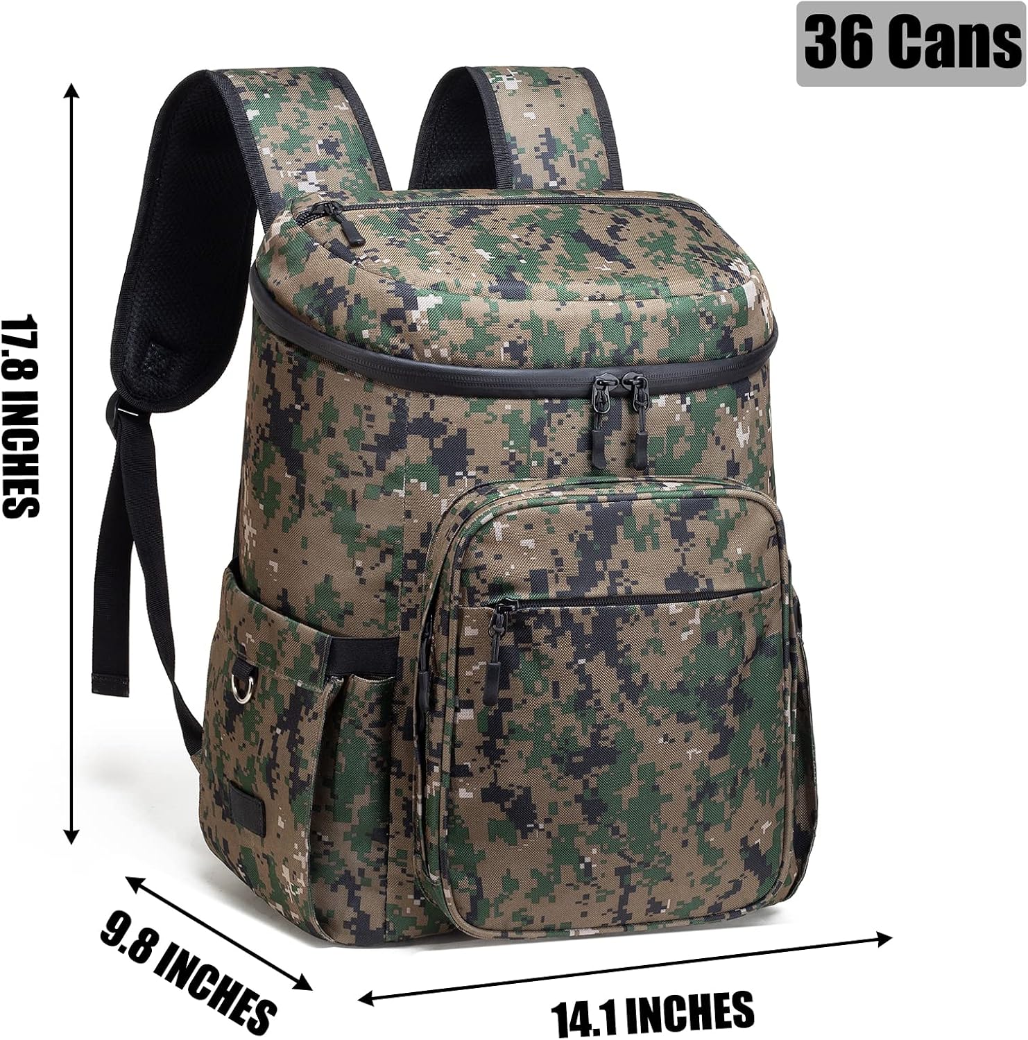 Vorspack Cooler Backpack Insulated Backpack 36 Cans Backpack Coolers Insulated Leak Proof for Beach