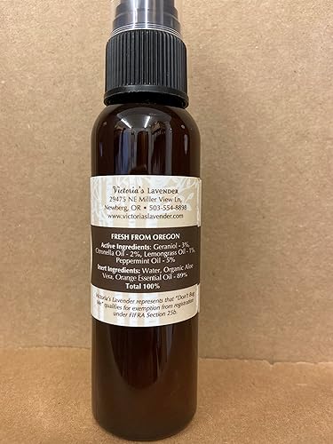 Miniatura 7 de Victoria's Lavender Spray orgánico para insectos Don't Bug Me sin DEET, fabricado con aceites esenciales a base de plantas y aloe vera, fabricado en