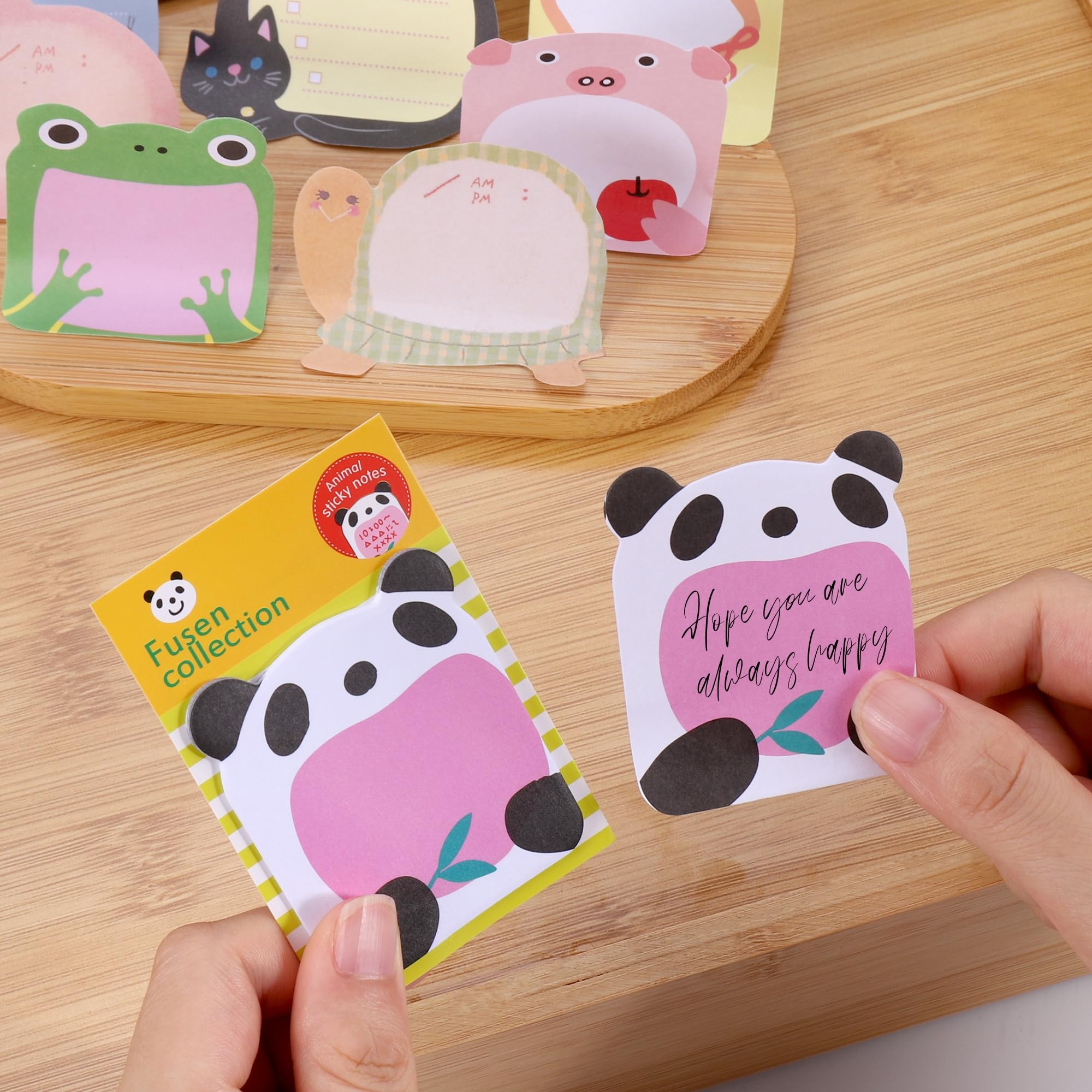 720 Notes Autocollantes Animaux OFFCUP - 24 Blocs Mignons Pour Bureau, École Ou Cadeaux
