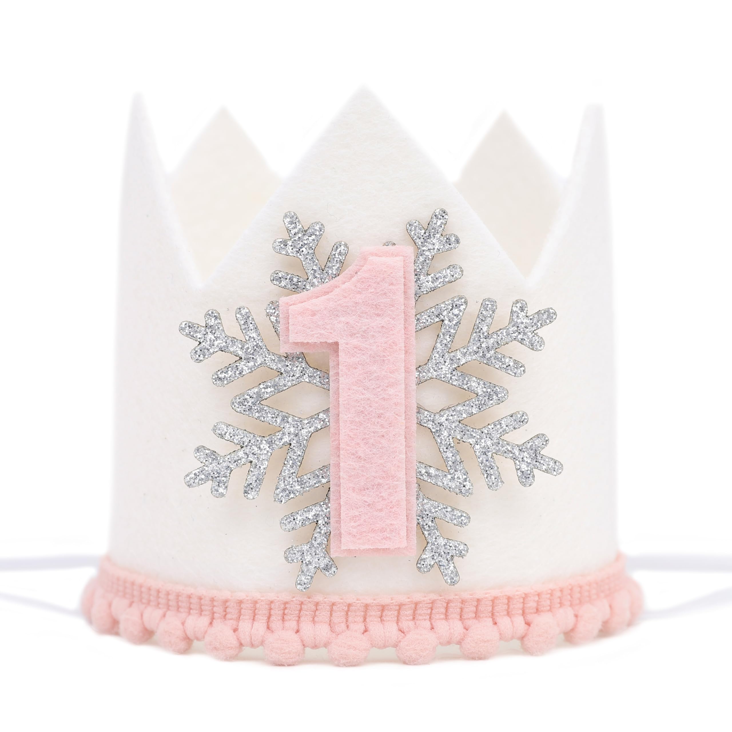 First Birthday Crown - Crown Hat for Baby Boy/Girl, 1st Birthday Party Decoration, Cake Smash Photo Props, Outfits for Baby