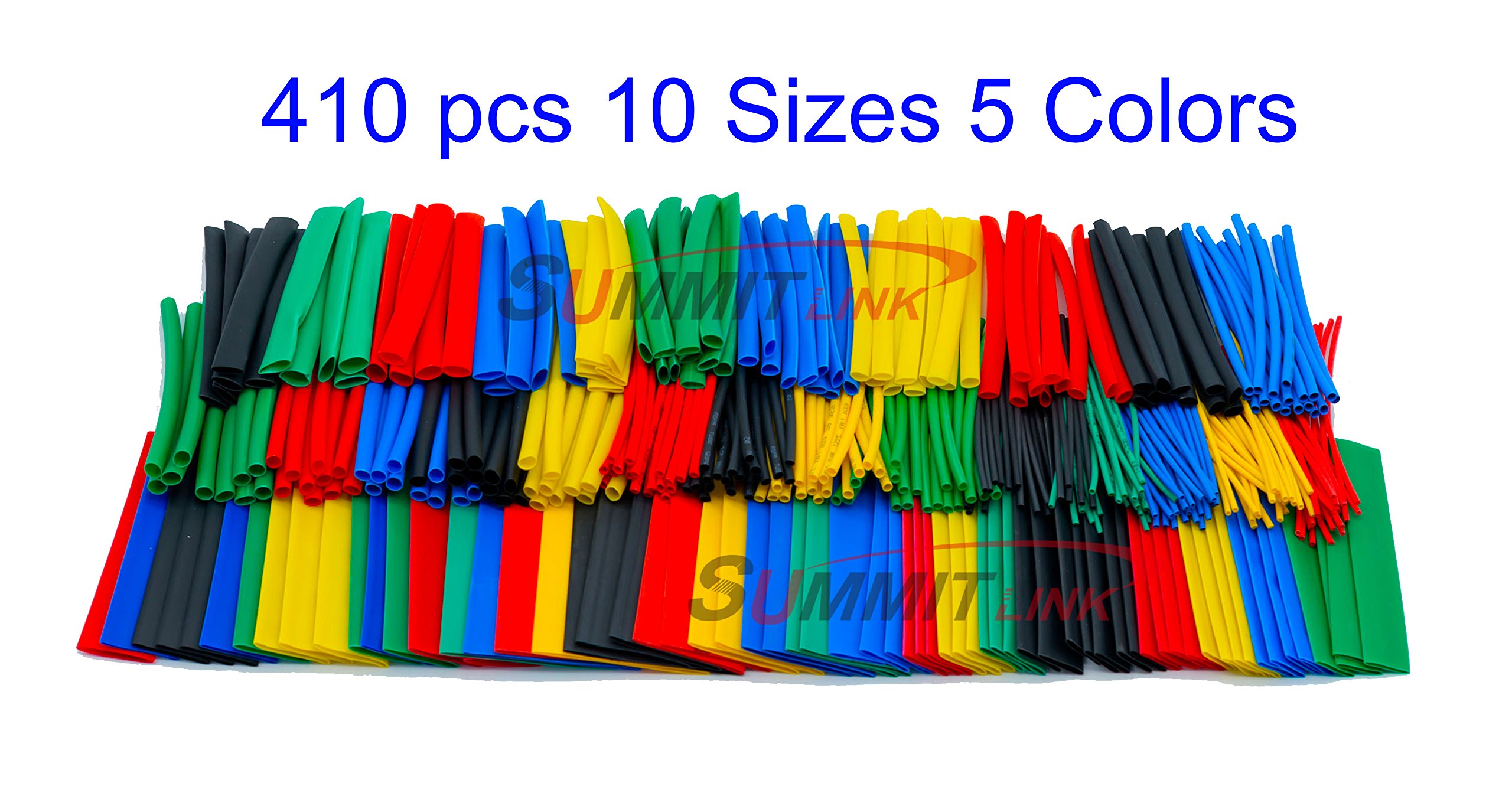 Ultimate Heat Shrink Tubing Kit 60 pc Colours 200mm Long HeatShrink Tube Sleeve