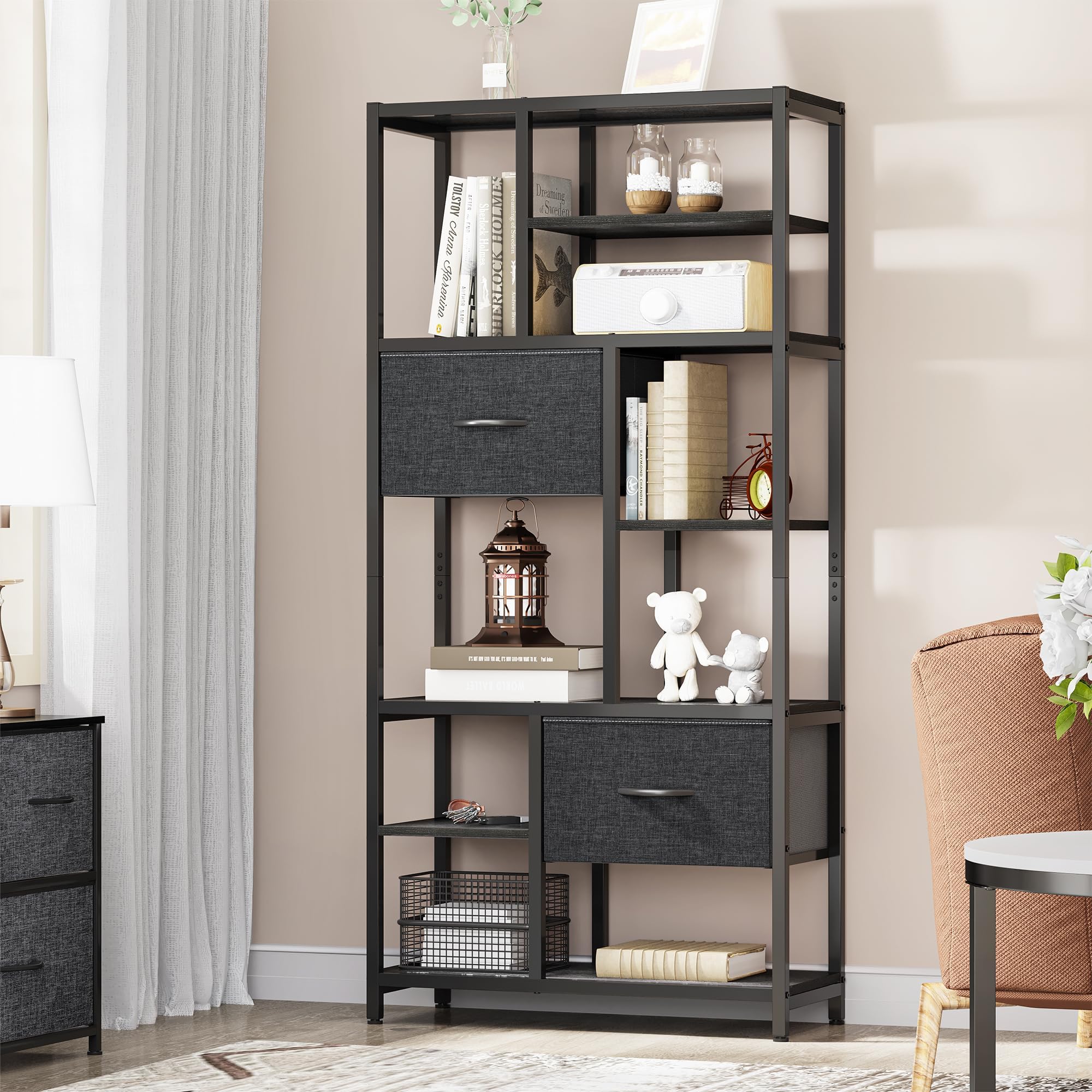 Bookcase with Drawers