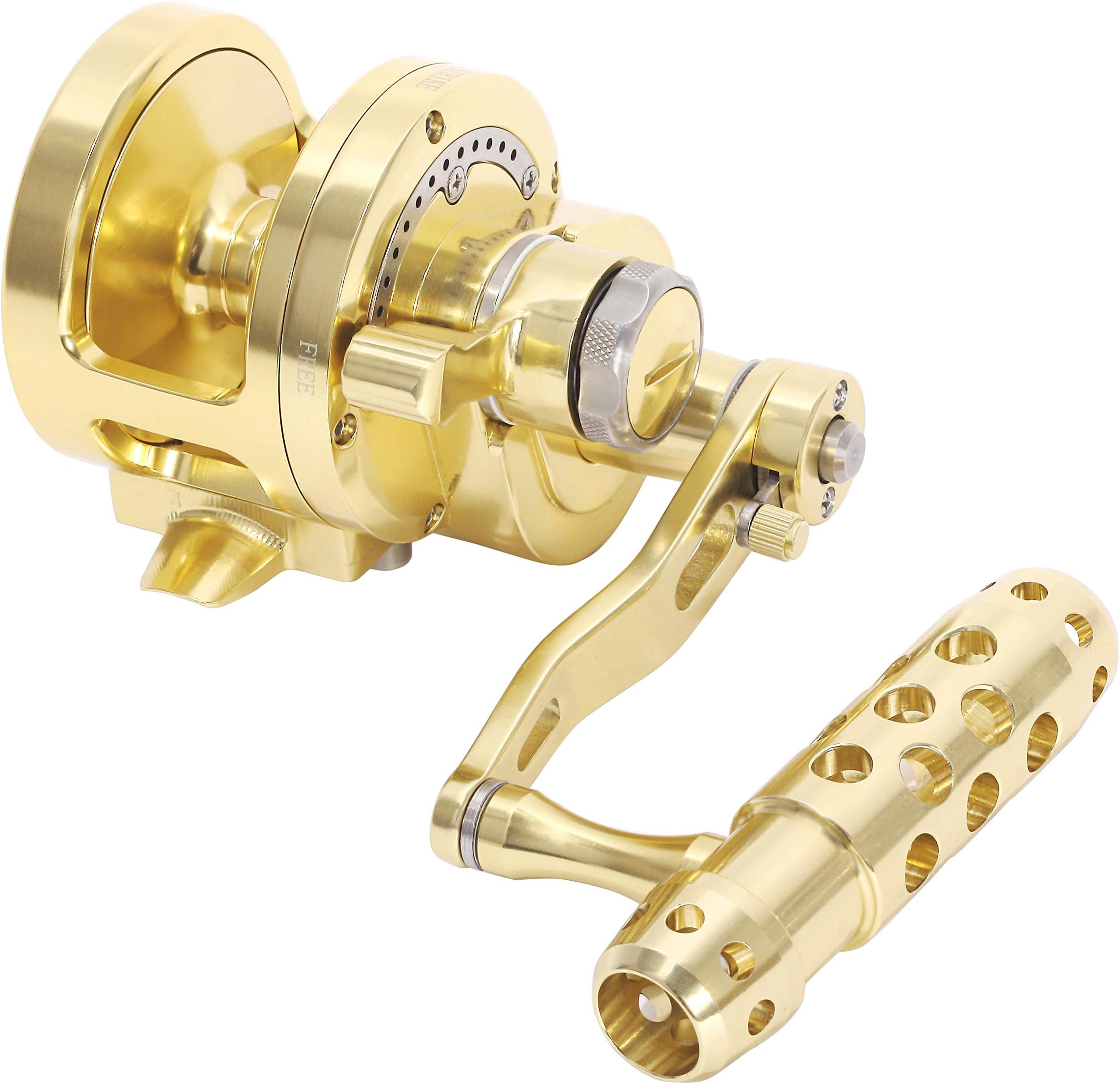 Saltwater Jigging Big Game Fishing Reel CNC Machined 2 Speed 44lb Lever Drag Deep Sea Boat Trolling Fishing
