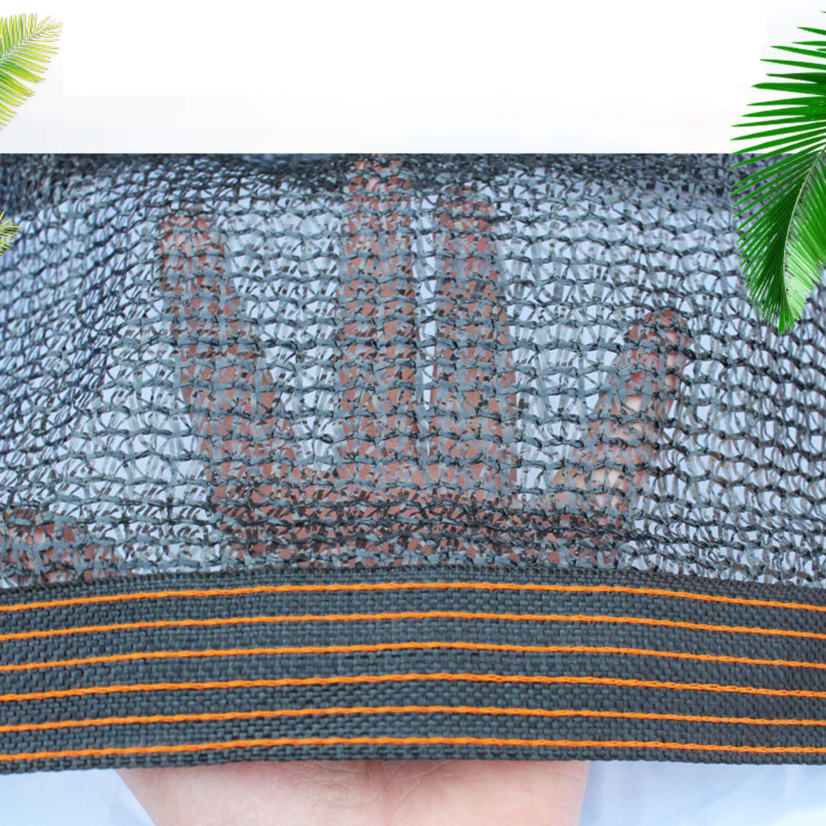 Garten Schattierungsnetz Schattiernetz,4-poliges Schattennetz,60% -70% UV-Beständiges,mit Ösen,für Garten/Pflanze/Gewächshaus/Scheune/Außen/Hof/Dach,anpassbare Größe (3x8m/9.8x26ft)