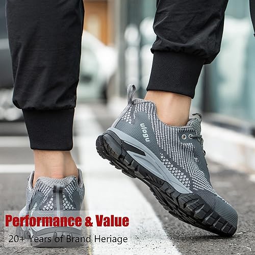 Miniatura 6 de ulogu Waterproof Hiking Shoes for Men Women Comfy Lightweight All Day Work Walking Shoes 6-Month Warranty