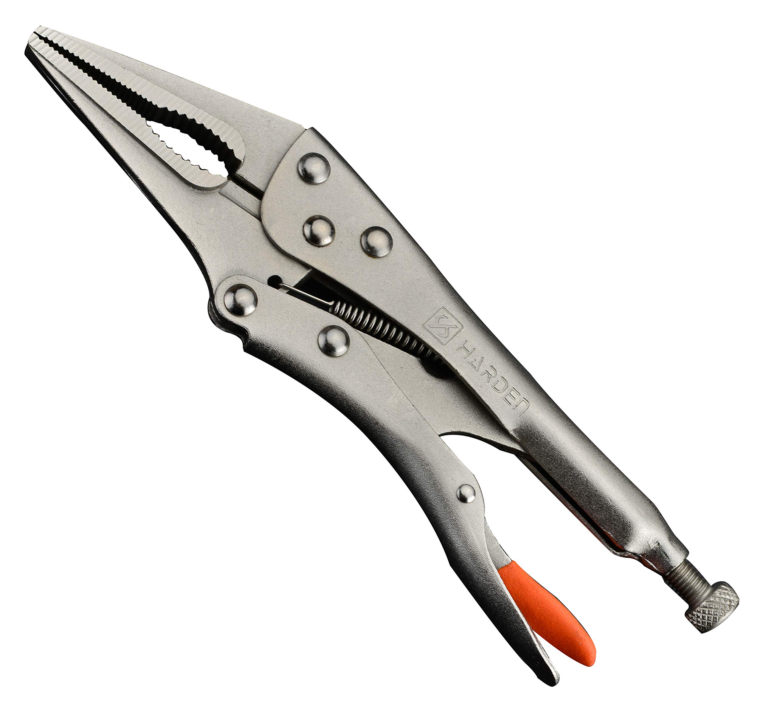 Harden Professional 9" Long Nose Lock-Grip Pliers - Made of Strong Alloy Steel, Heat Treated Jaws, Round Head Clamp, Adjustment Knob, Durable - 560622 (B0869PG8RL) Amazon Price History, Amazon Price Tracker