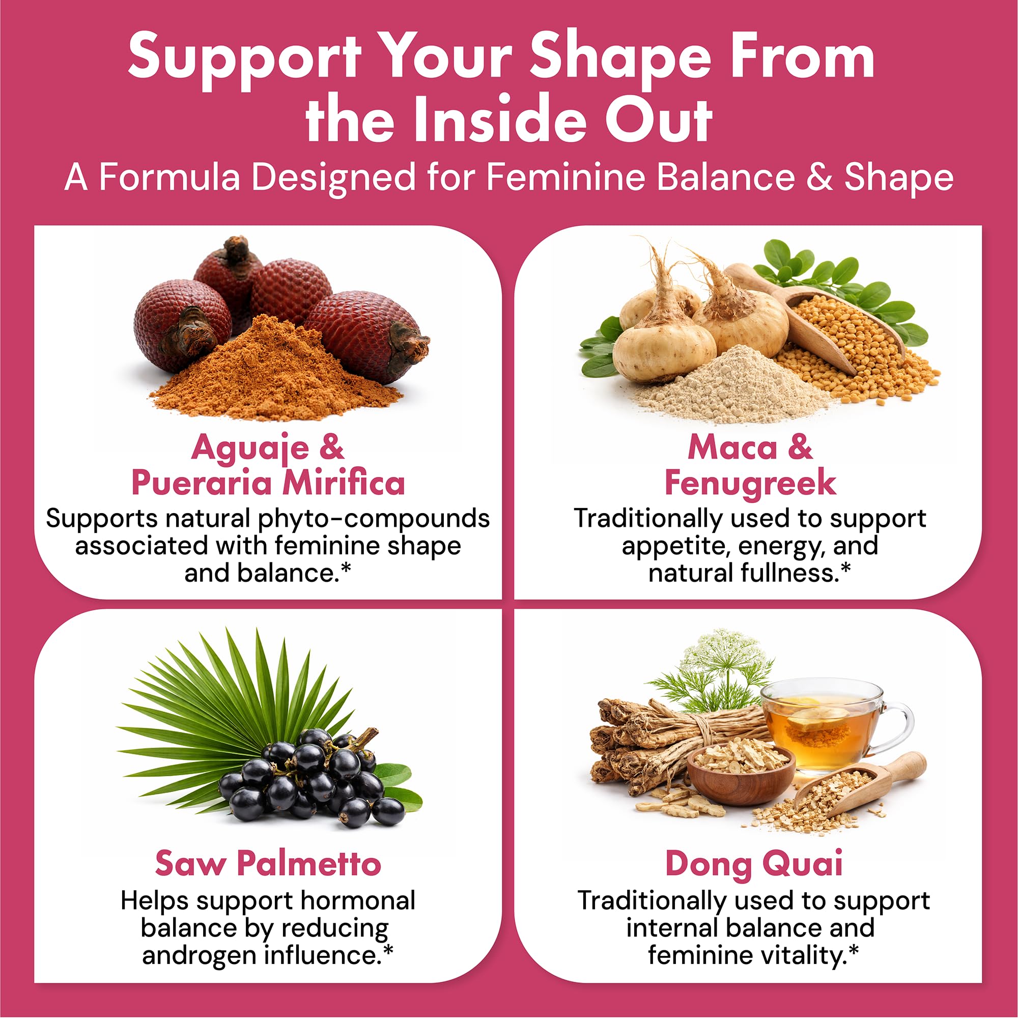 Curves Weight Gainer for Women - Shape Support Hips & Butt Enhancer Pills — Amazon image 4