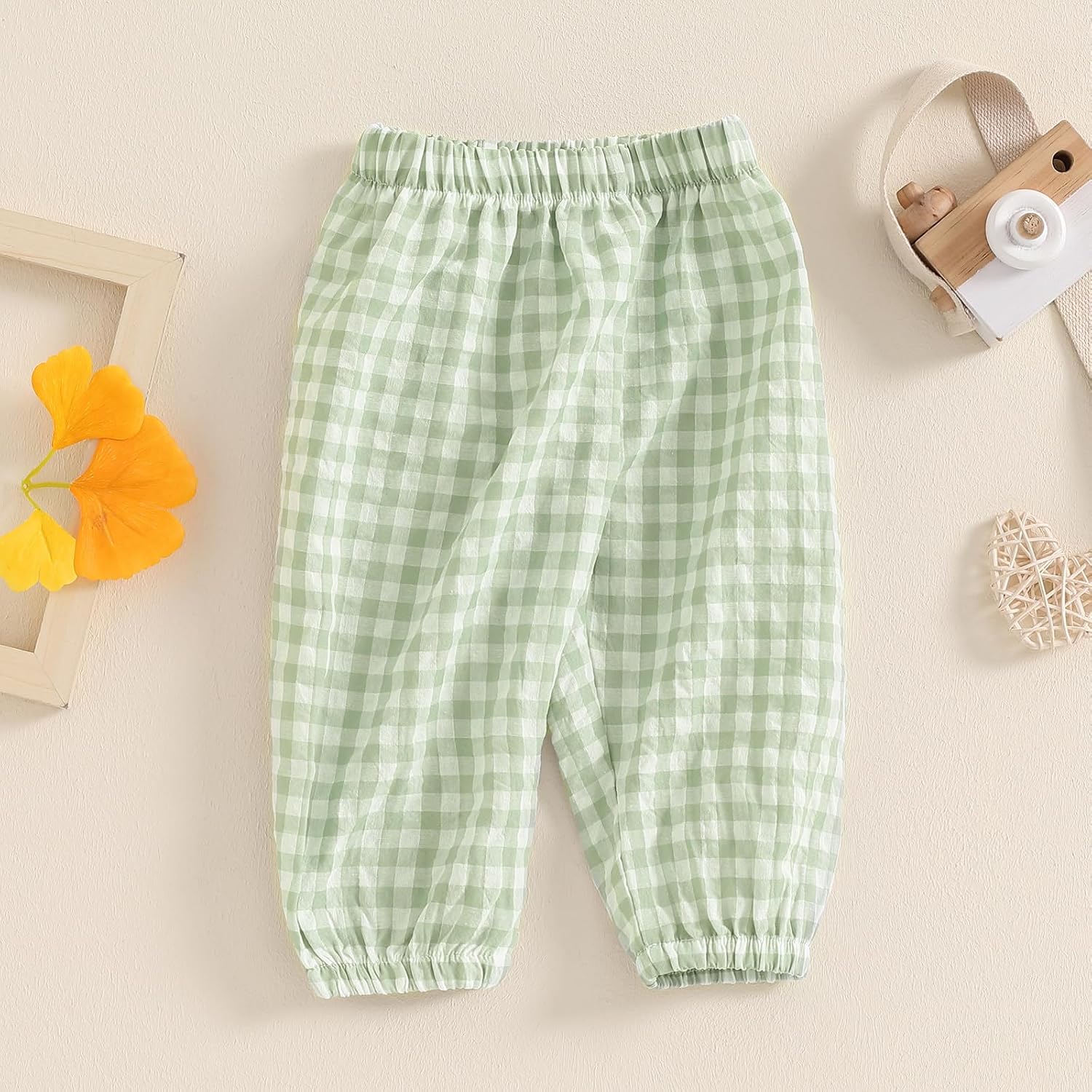 Toddler Checkered Pants Baby Girl Boy Elastic Waist Jogger Pants Kids Casual Plaid Trousers Infant Long Sweatpants - Image 7
