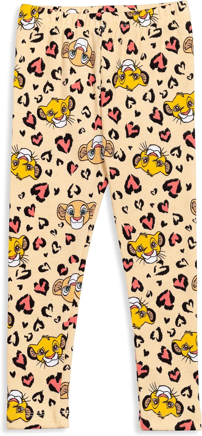 Disney Junior Fleece Pullover Hoodie and Leggings Outfit Set Infant to Big Kid Sizes (12 Months - 14-16)