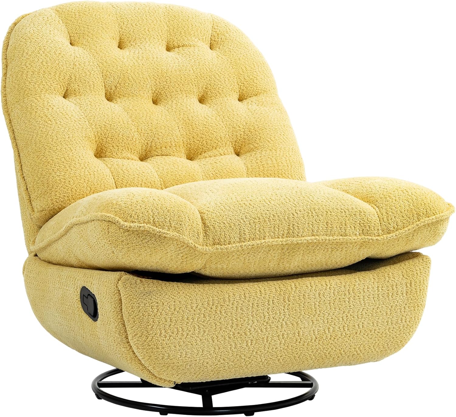 Amazon.com: 360° Swivel Recliner Adjustable Chair Chenille Glider ...