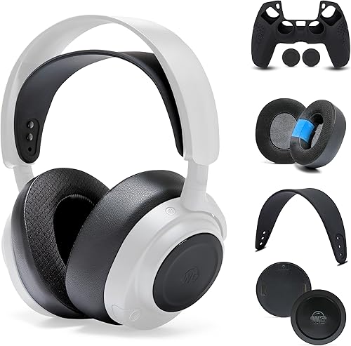 WC Paquete de juegos - Nova Pro Wireless Ultimate Pack  Almohadillas de gel refrescante a juego, diadema de silicona, placa magnética y piel para