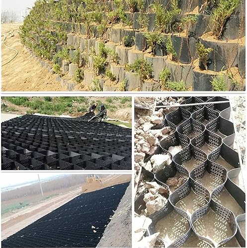 Miniatura 9 de Grava Geo - Rejilla de tierra de 4 pulgadas de grosor para almohadilla de estacionamiento, entradas de pendientescontrol de barro, sistema plegable