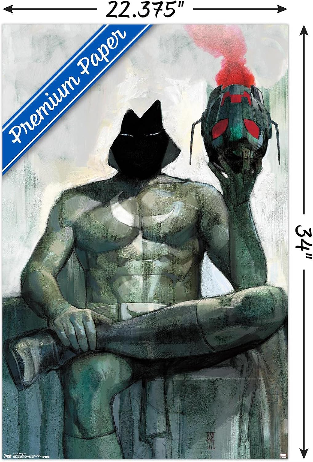 Trends International Marvel Comics - Moon Knight - Cover #2 Wall Poster, 22.375" x 34", Premium Unframed Version