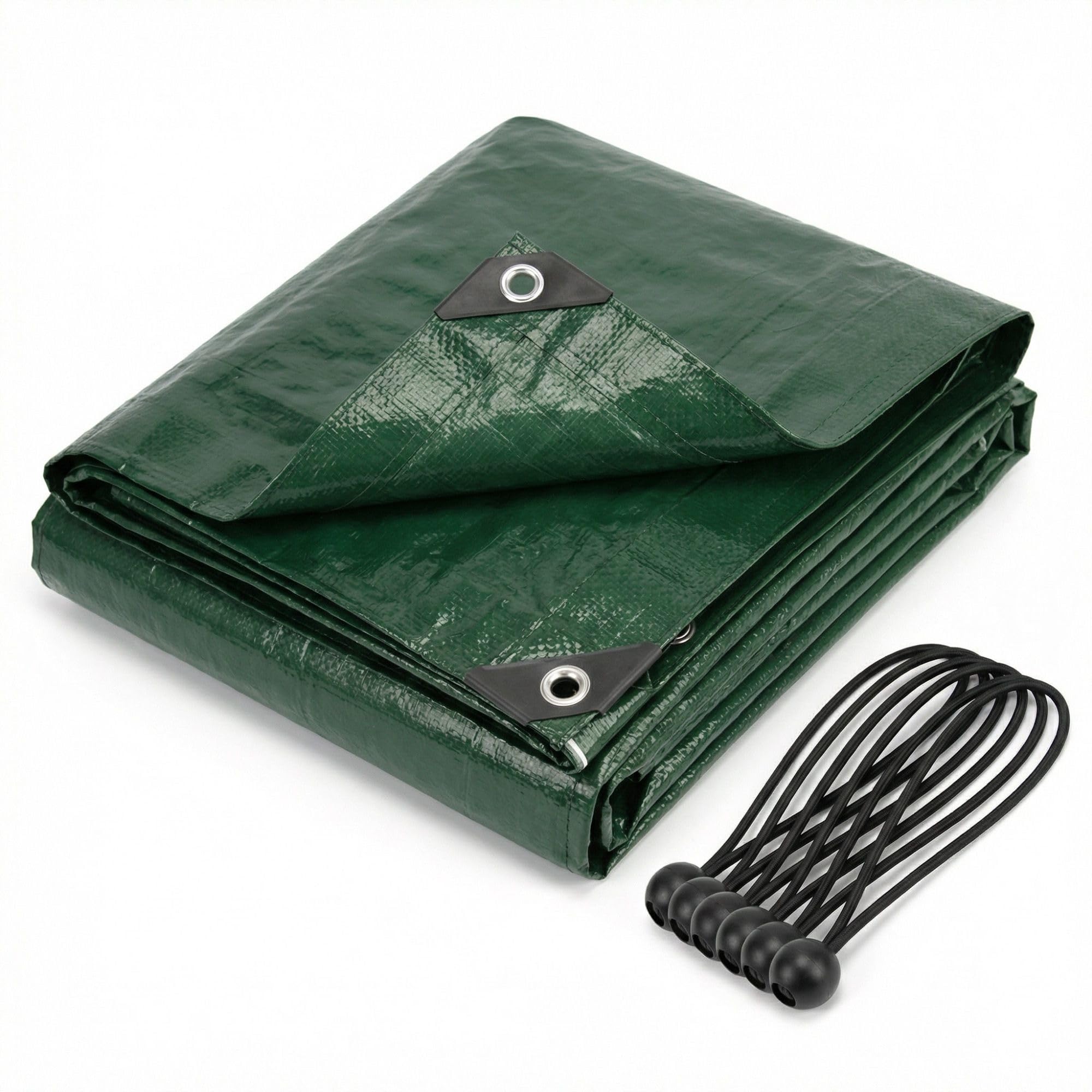 CoverUp! Tarpaulin Waterproof Heavy Duty – Reinforced Tarp with Eyelets, Tear Resistant, UV Protected, Ground Sheet Cover for Garden, Camping, Wood, Outdoor