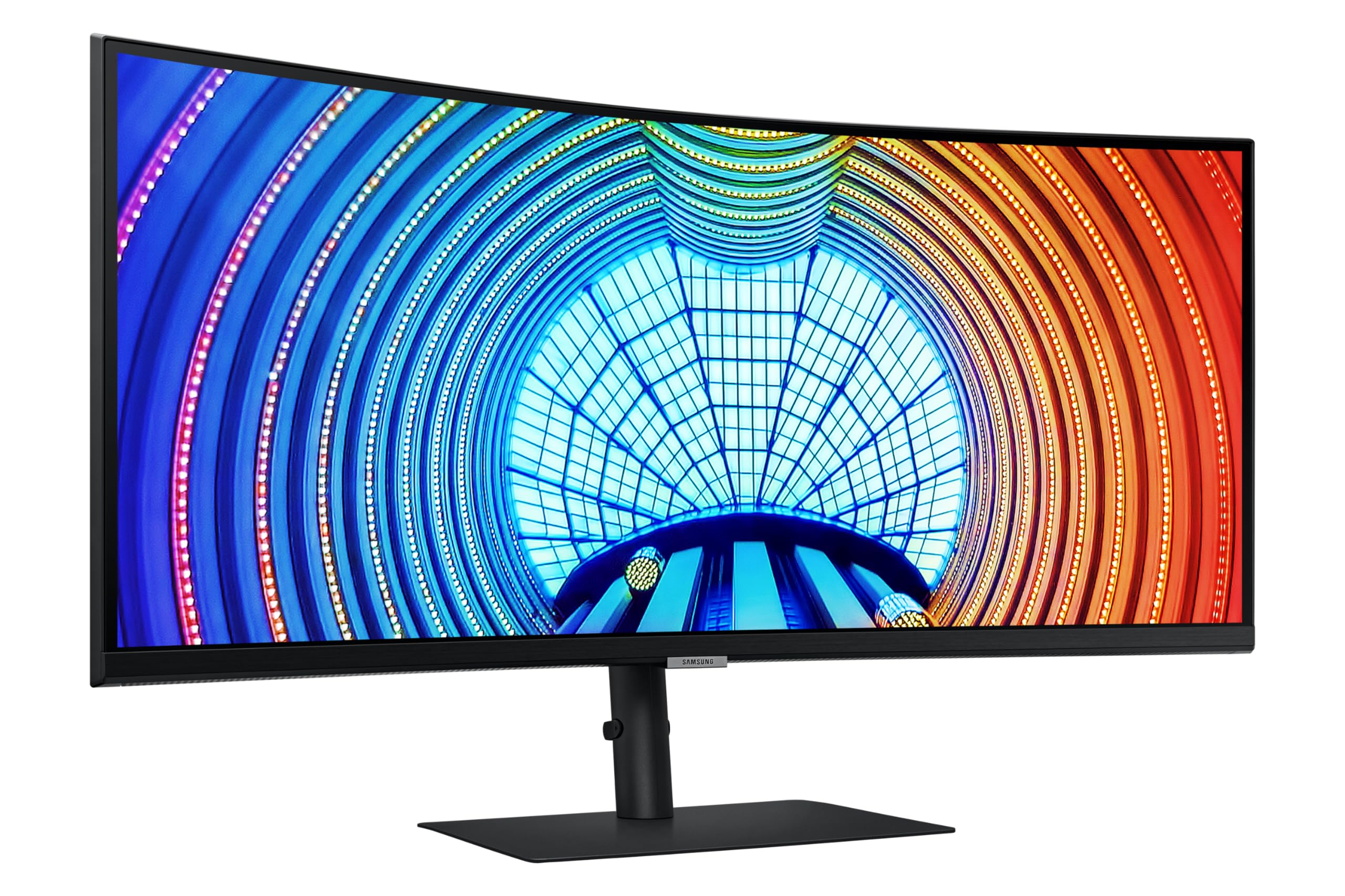 Samsung LS34C650TAU Monitor PC 86,4 cm [34] 3440 x 1440 Pixel UltraWide Quad HD LED Bianco (SAMSUNG 34IN S65TC UW QHD - THUNDERBOLT 4 VIEWFINITY MONITOR)
