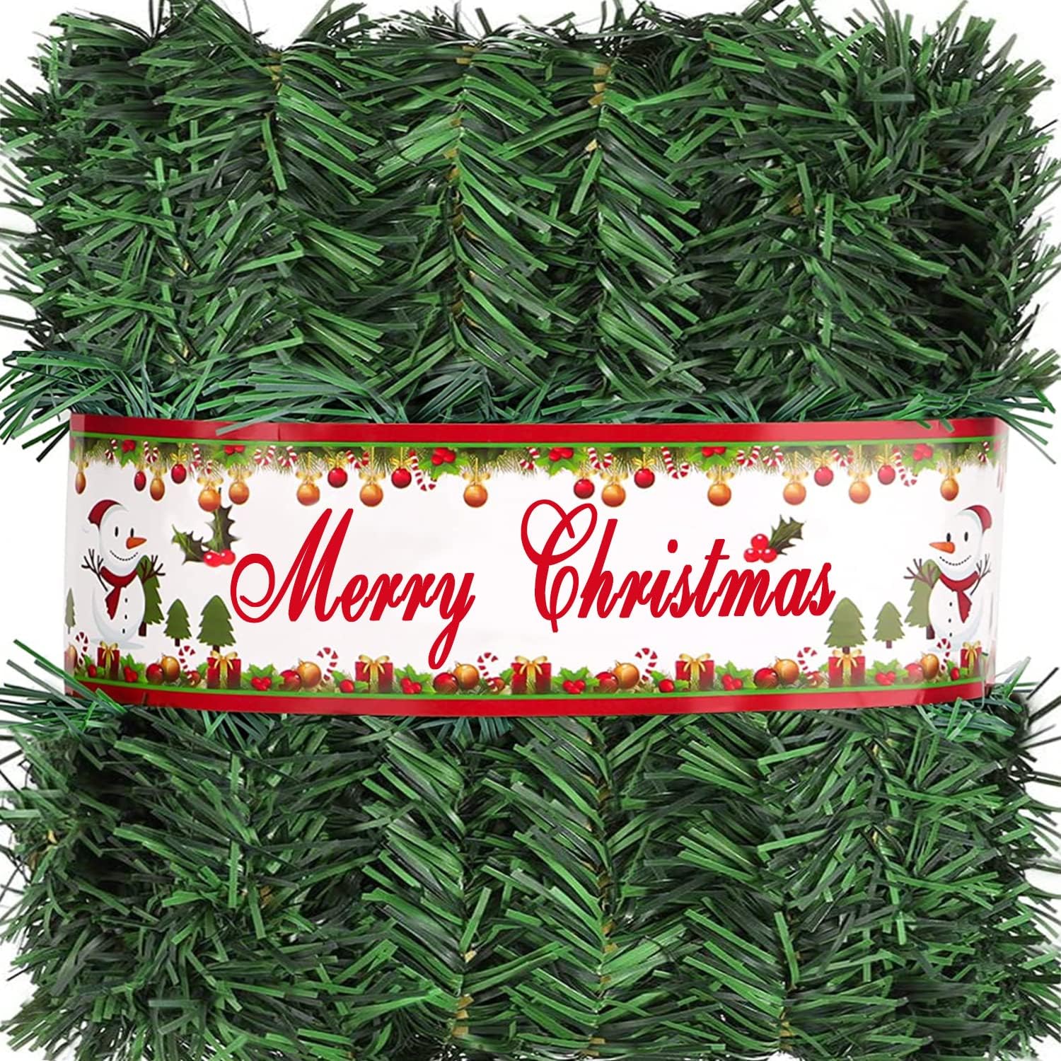 Christmas Green Garland Christmas Decorations Artificial Greenery 50 FT Non-Lit Soft Faux Pine Garland Indoor Outdoor Holiday Decor for Tree Stair Railing Front Door Window Mantle Fireplace Home Party Christmas Green Garland Christmas Decorations Artificial Greenery 50 FT Non-Lit Soft Faux Pine Garland Indoor Outdoor Holiday Decor for Tree Stair Railing Front Door Window Mantle Fireplace Home Party