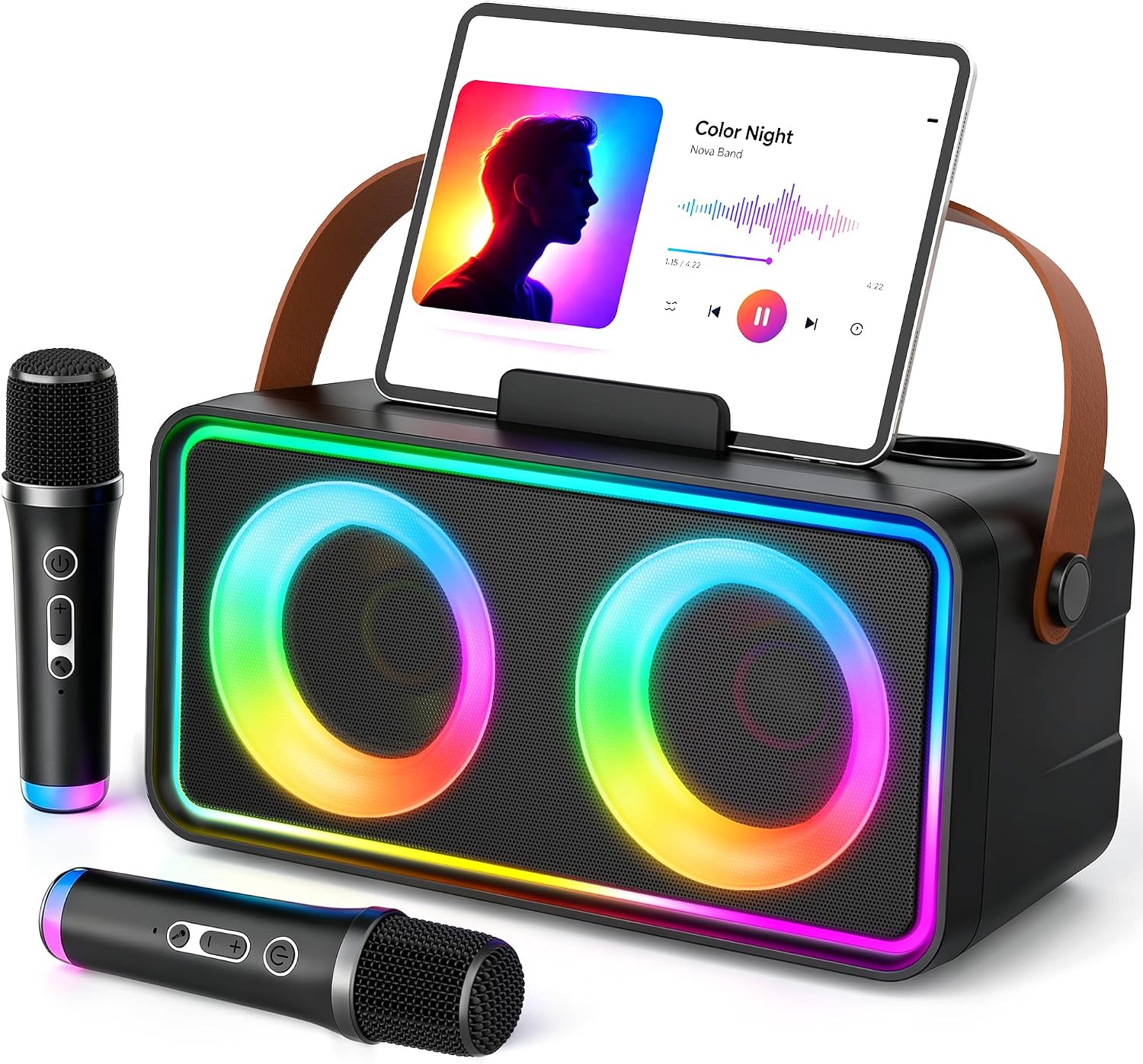 Karaoke Machine Portable Bluetooth Speaker