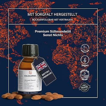 Almond Oil 100% Pure Cold-Pressed Oil 100 ml