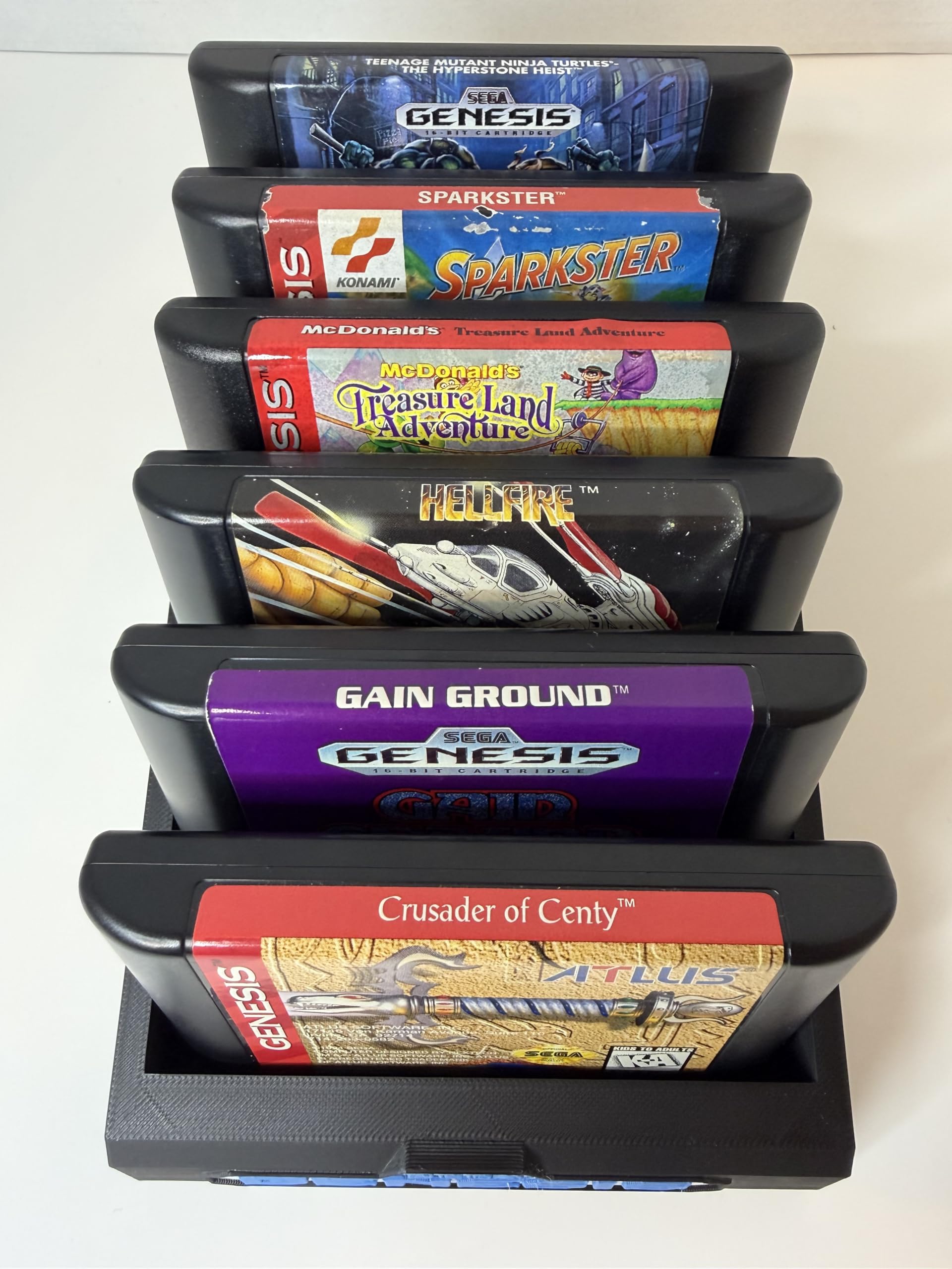 Game Storage for Sega Genesis – 6 Slot Cartridge Holder Display- 3D printed - Sega Genesis - Very Good - Used Accessory - Image 7