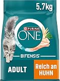 PURINA One BIFENSIS Nourriture sèche pour Chat Adulte, Riche en Poulet, 1 Paquet (1 x 5,7 kg) - 1