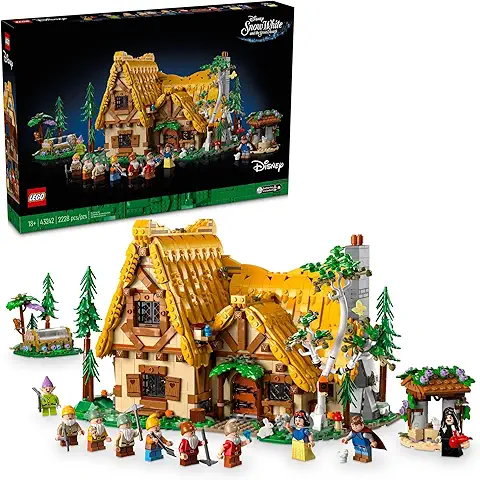 Enchanting LEGO Disney Snow White & Seven Dwarfs Cottage – Build & Display for Adults