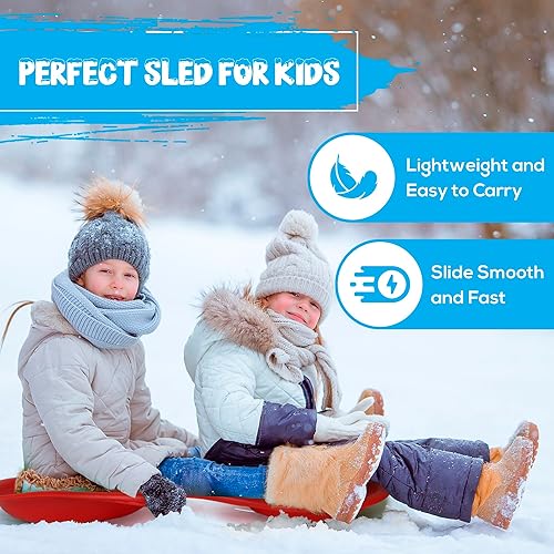 Vista 6 de Slippery Racer Descenso Blitzer Flecha Trineo de nieve.