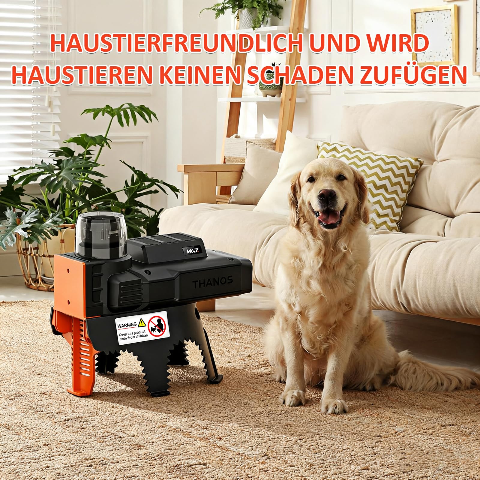 Elektrische Mausefalle mit Sensor, effiziente, giftfreie Nagetierbekämpfung, schnell und wiederverwendbar, Humane Lösung für Mäuse und Ratten, Haus, Küche, Garage und Keller