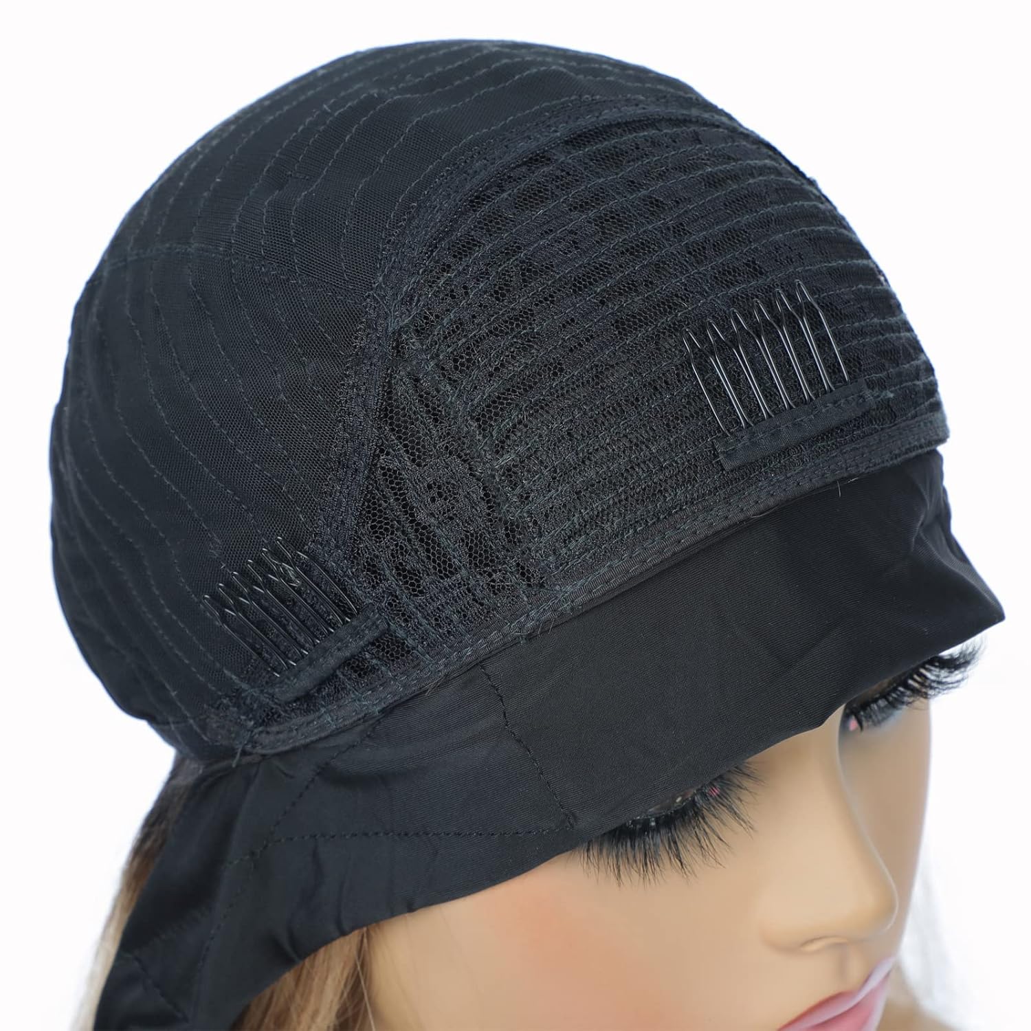 Headband Wig Human Hair Wigs for Black Women Water Wave Brazilian Hair Gluessless Wigs 18 inches Natual Colour