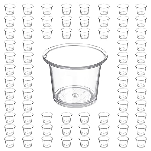 Carlisle FoodService Products 250007 SAN Classic Sauce Cup, capacidad de 2.5 onzas, transparente (caja de 72)