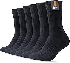 SockWaddles Chaussettes Homme Femme, Chaussettes Sport Respirantes, Chaussettes Coton Sans Couture, Idéales pour Travail, Course, Marche, Casual, Tennis, Randonnée, Cycliste, 6 Paires